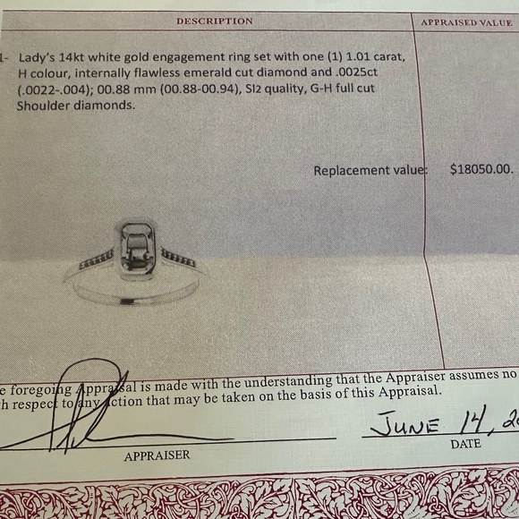 Diamond Engagement Ring - Picture 4 of 6